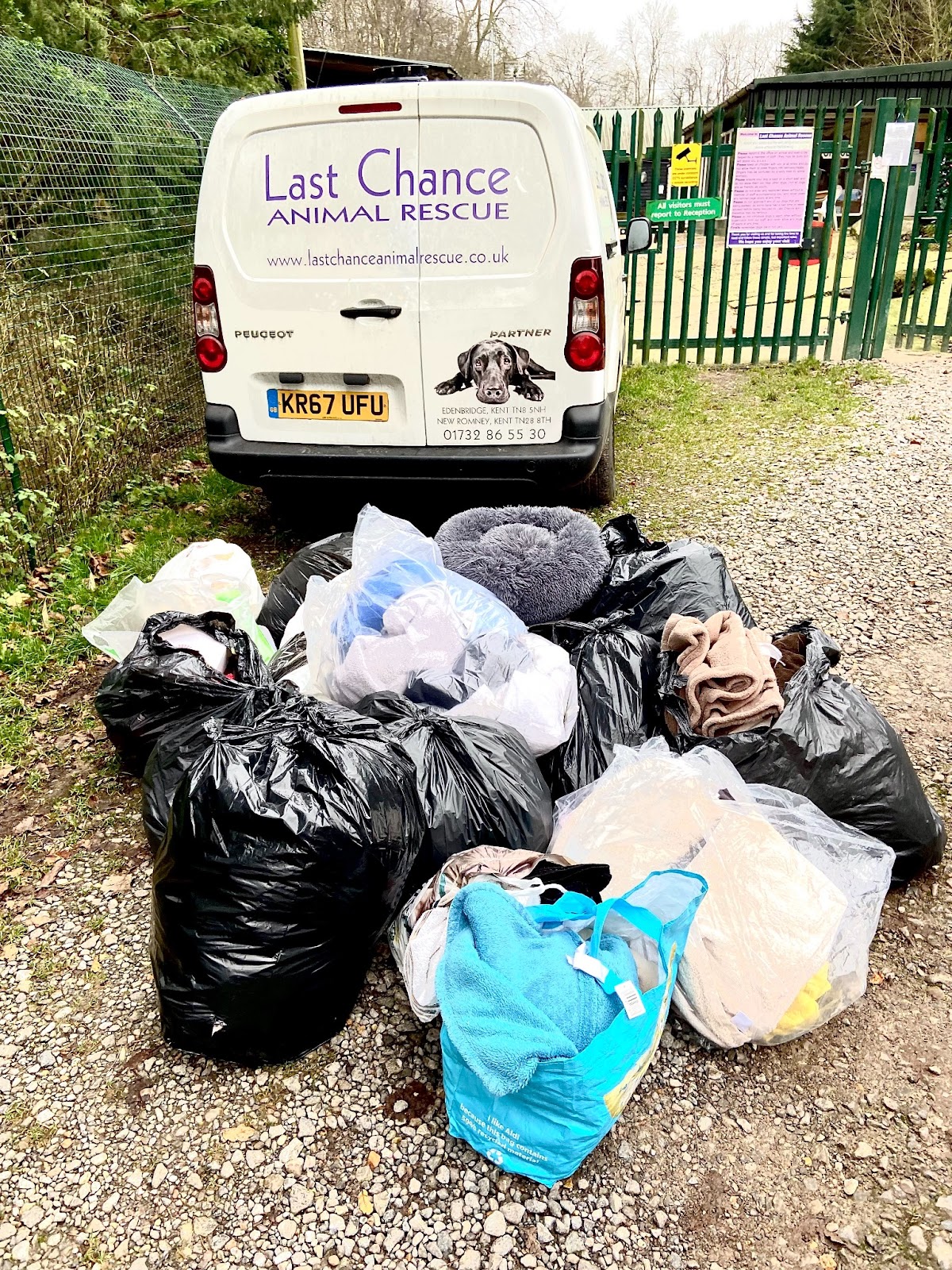 Anthony Martin Estate Agents donate of three vans full of animal beds, food, toys and accessories to Last Chance Animal Rescue